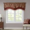 Best Best Deal Madison Park Whitman Jacquard Window Rod Pocket Valance With Beads 50 X 18