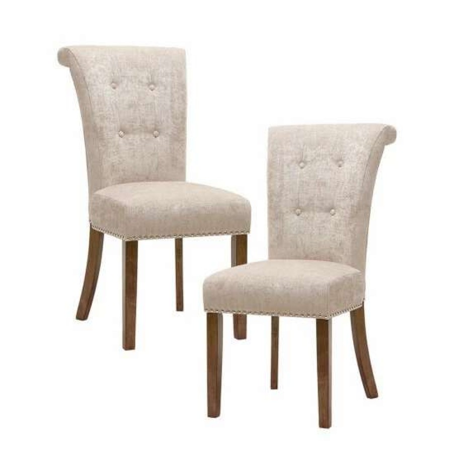 Best Flash Sale Madison Park Weldon Cream Dining Chair (Set Of 2)