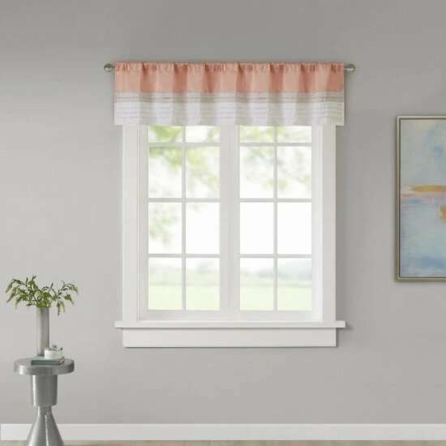 Hot Brand New Madison Park Infinity Polyoni Pintuck Window Valance