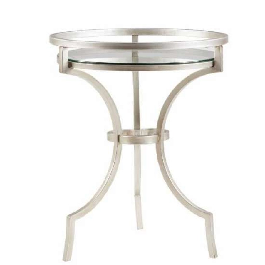 Wholesale Best Sale Madison Park Harold Silver/ Metal Accent Table