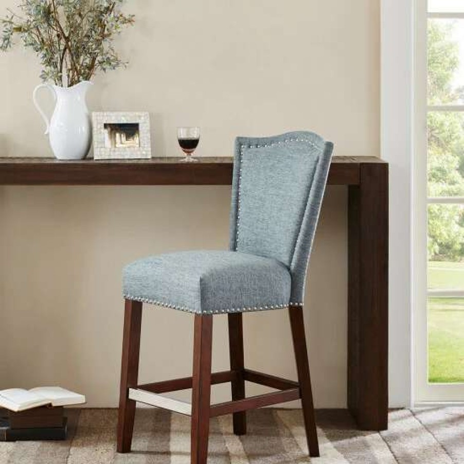 Hot New Madison Park Everitt Blue Counter Stool