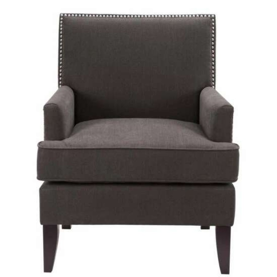 Hot Discount Madison Park Charlie Track Arm Club Chair Charcoal