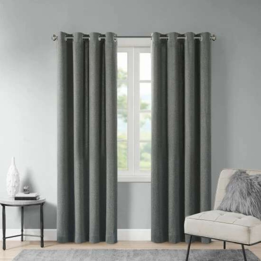 Hot Outlet Madison Park Oslow Solid Piece Dyed Grommet Top Single Window Panel