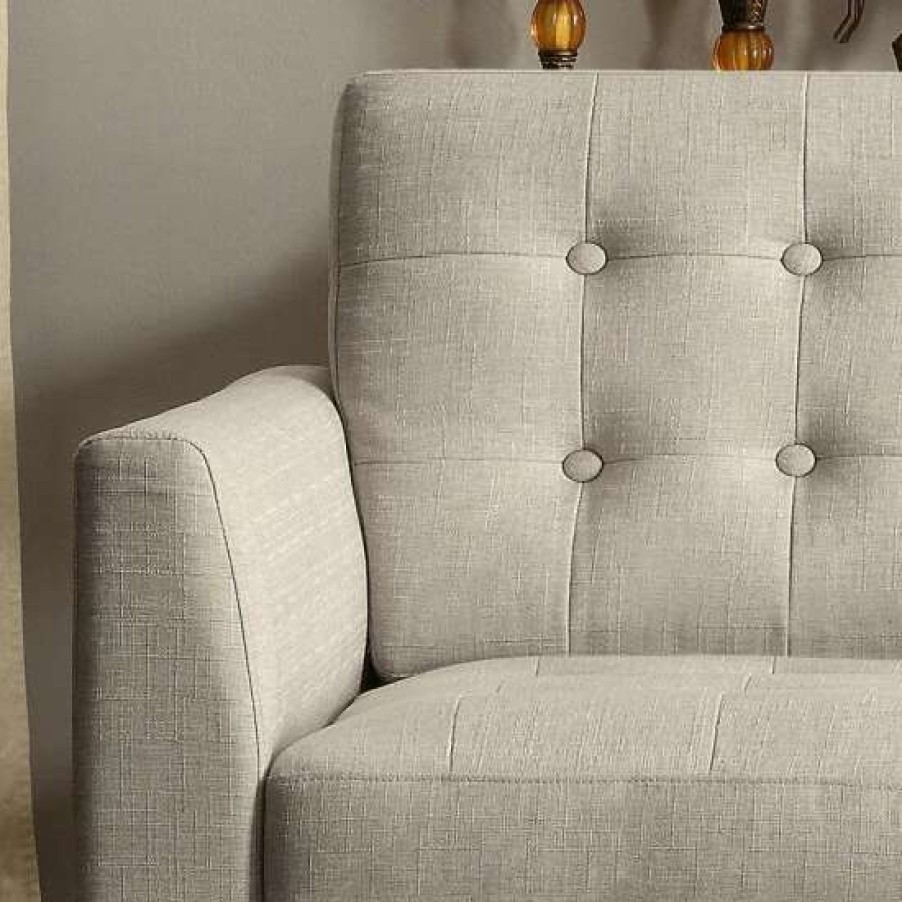 Clearance New Madison Park Madison Furniture Estrella Multicolor Tufted Square Arm Loveseat 33 Inches Wide