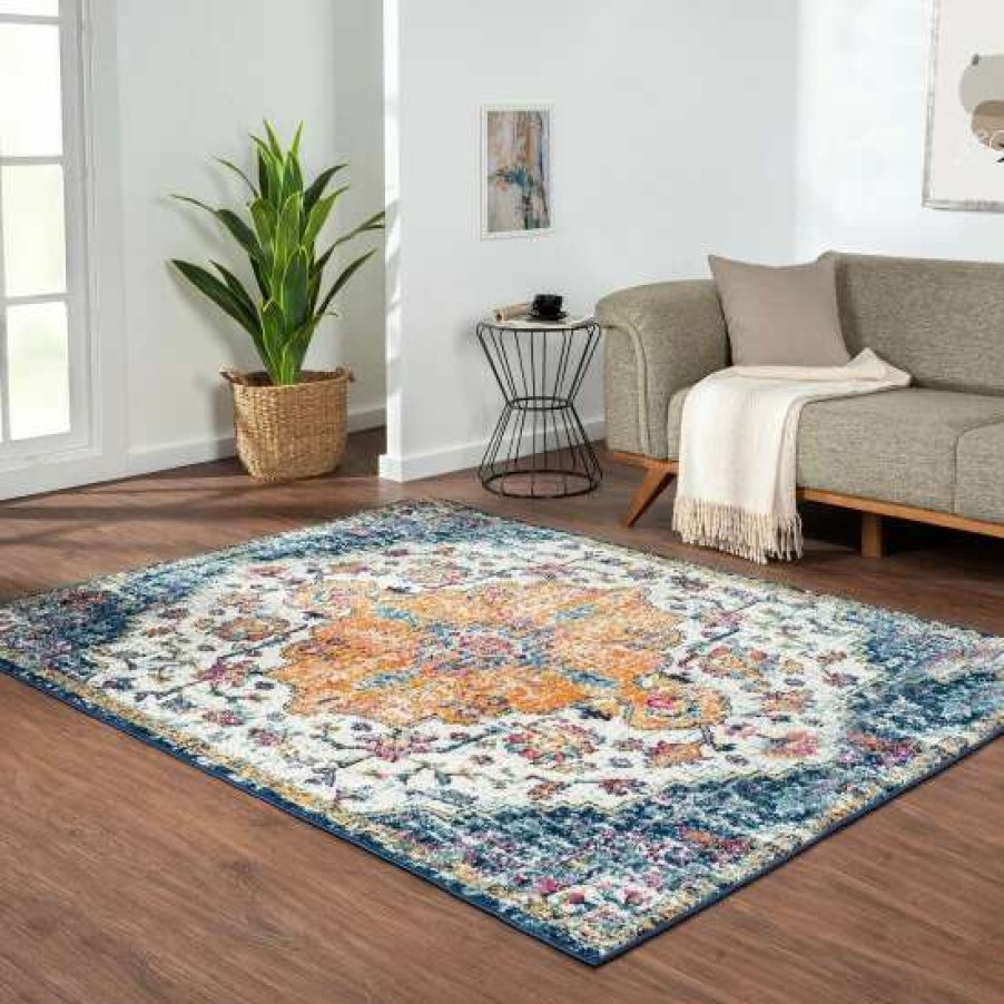 Wholesale Cheapest Madison Park Kenneth Boho Medallion Woven Area Rug