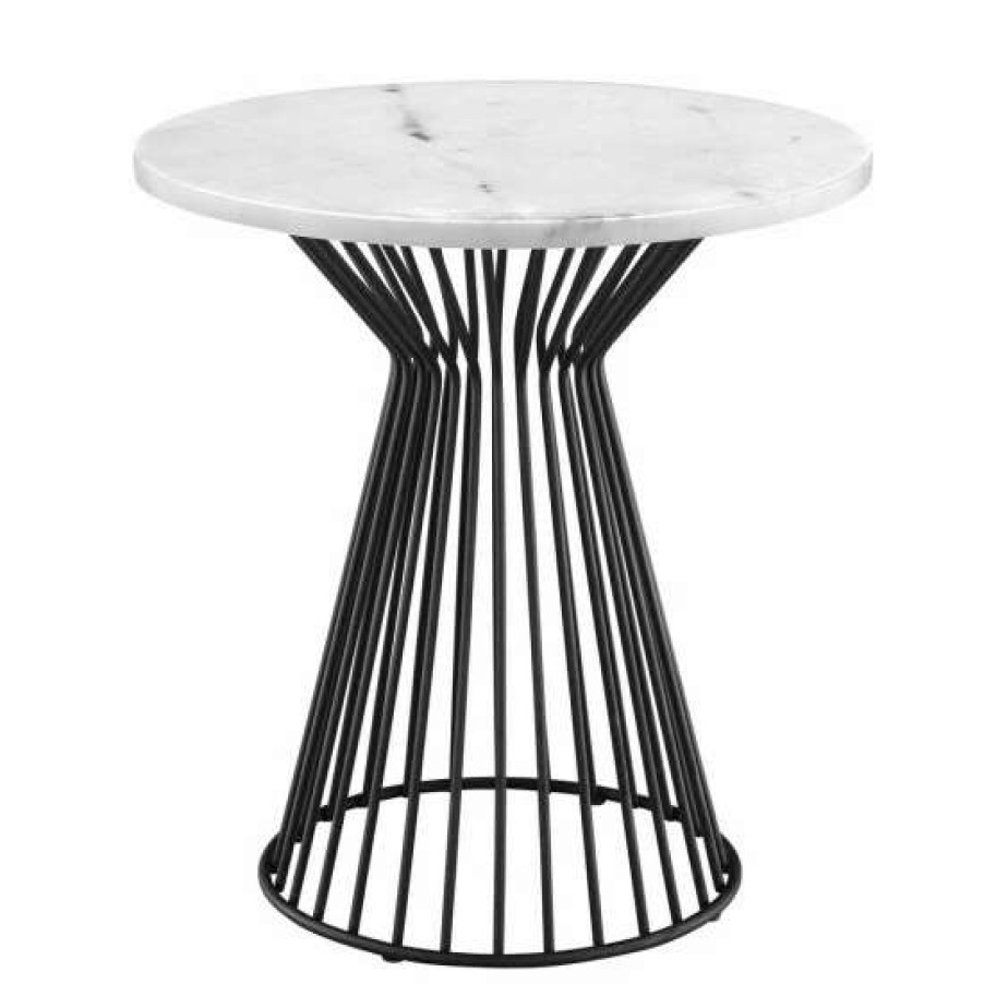 Clearance Brand New Madison Park Keaton Black/White End Table