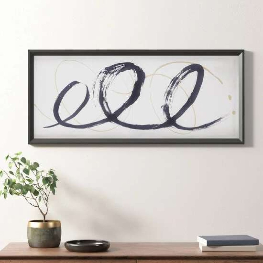 Hot Hot Sale Madison Park Abstract Ambit Contrast Black Framed Graphic Wall Art