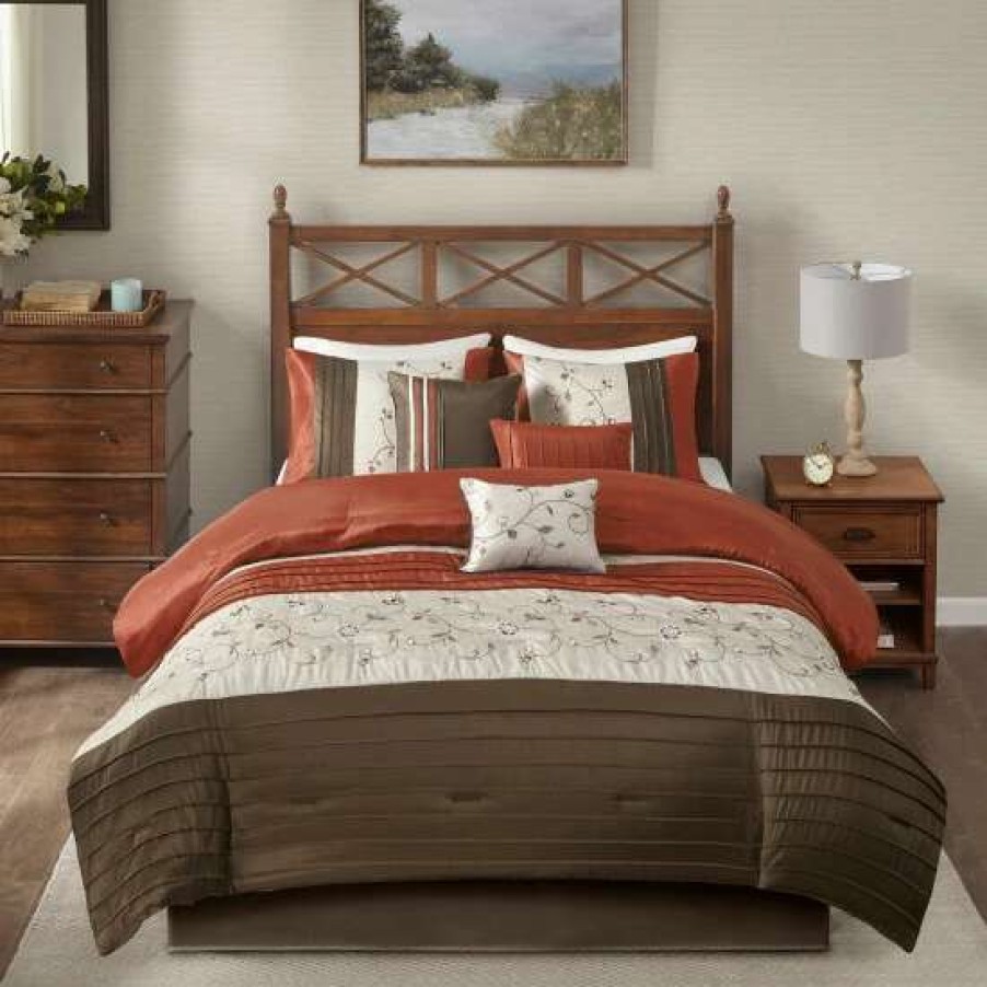 Best Best Pirce Madison Park Mandara 7-Piece Comforter Set