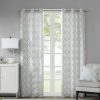 New Wholesale Madison Park Jax Cotton Printed Curtain Panel Pair Grey