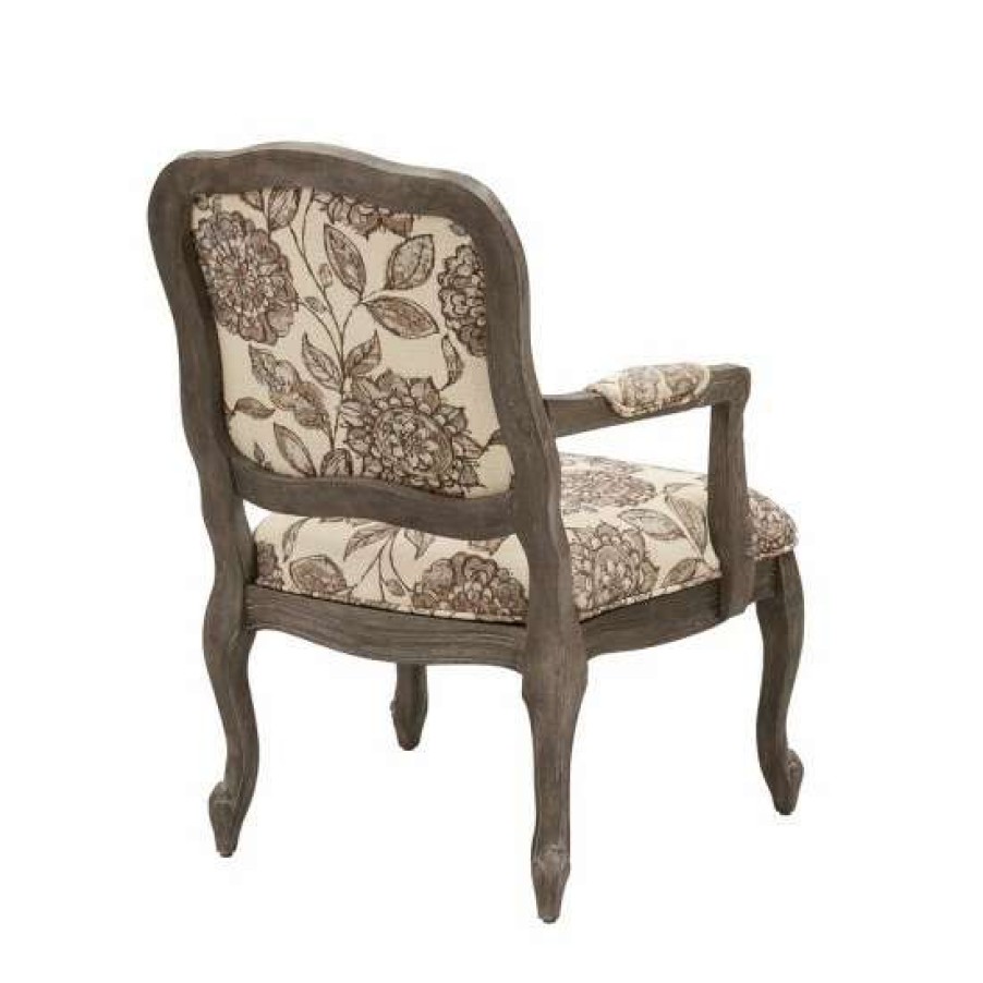 Clearance Coupon Madison Park Charlotte Camel Back Exposed Wood Chair