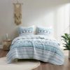 Wholesale Flash Sale Madison Park Ellis Reversible Cotton Coverlet Set Blue