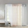 Clearance Discount Madison Park Elowen Twisted Tab Voile Sheer Window Pair