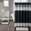 Hot Coupon Madison Park Infinity Black Cotton Bath Rug