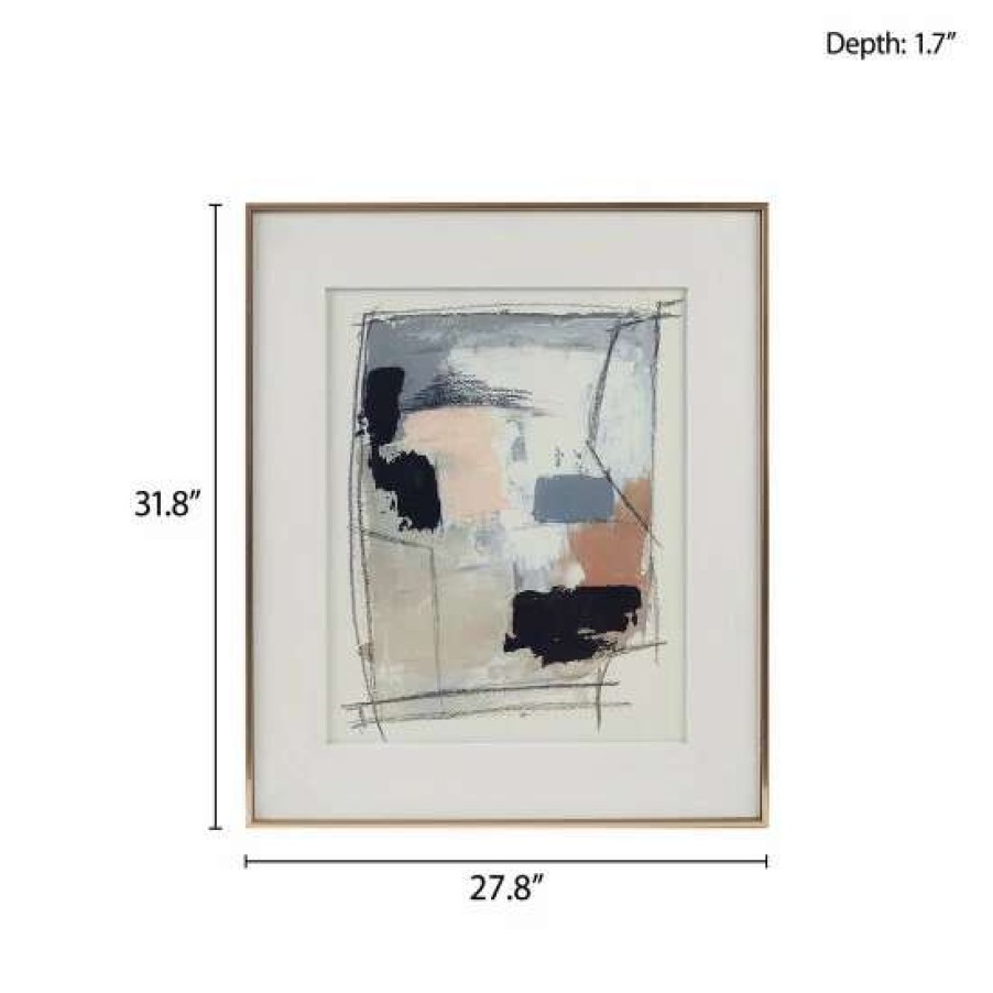 Online Best Reviews Of Madison Park Abstract Reveal Neutral Abstract Double Matted Framed Glass Wall Art