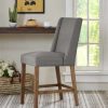 Hot Coupon Madison Park Victor Grey Wing Counter Stool 19 W X 24.75 D X 41.5 H