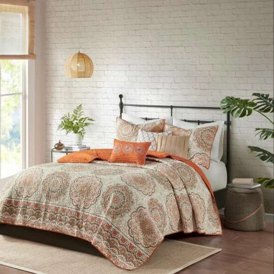 Clearance Promo Madison Park Curtner 6-Piece Quilted Coverlet Set