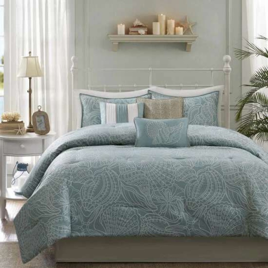 Clearance Wholesale Madison Park Seaside 7-Piece Comforter Set