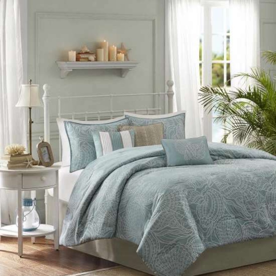 Clearance Wholesale Madison Park Seaside 7-Piece Comforter Set