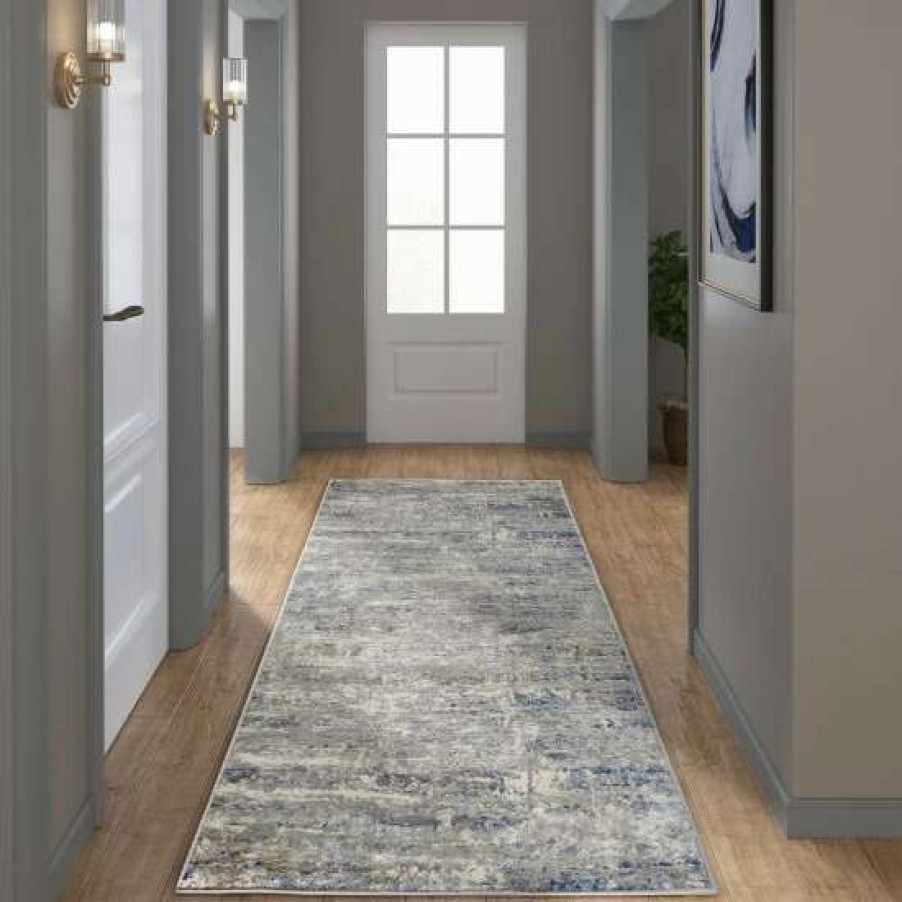 Online Budget Madison Park Alexandria Grey/ Cream Cozy Shag Abstract Area Rug