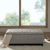 Hot Flash Sale Madison Park Sasha Tufted Top Soft Close Storage Bench