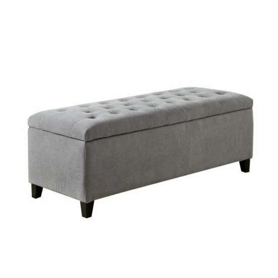 Hot Flash Sale Madison Park Sasha Tufted Top Soft Close Storage Bench