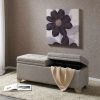 Online Discount Madison Park Jaxon Soft Close Storage Bench Grey Multi