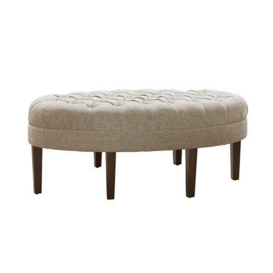 Hot Cheap Madison Park Chase Surfboard Tufted Ottoman