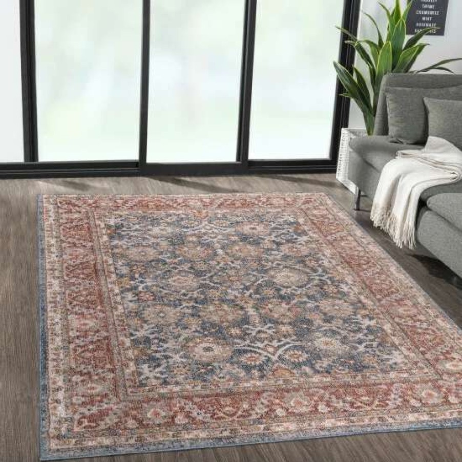 Clearance Brand New Madison Park Kendra Persian Bordered Traditional Woven Area Rug