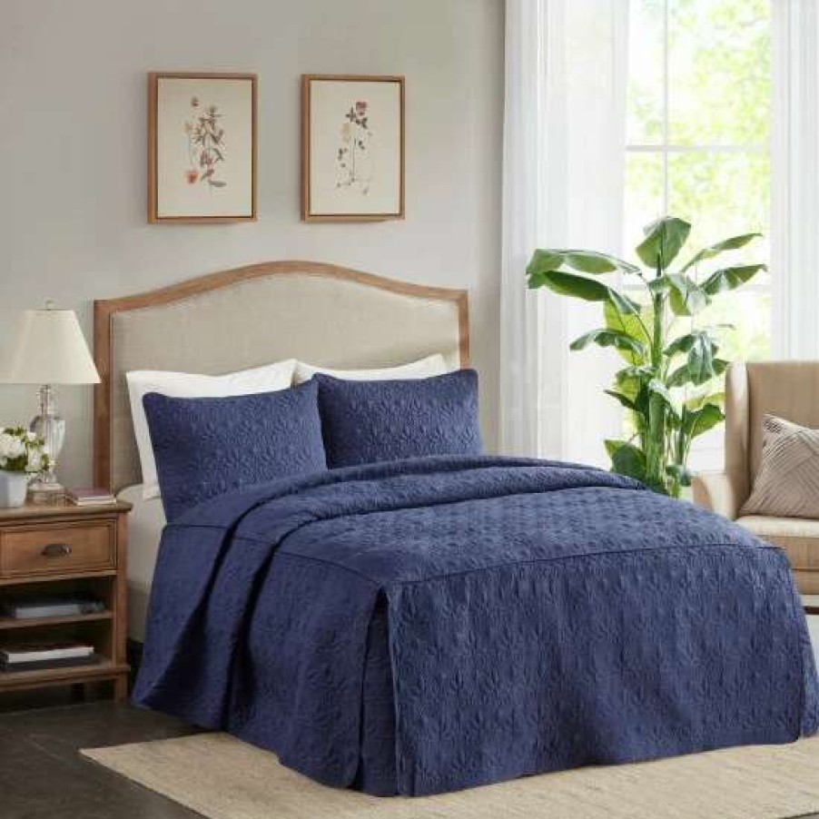 Hot Top 10 Madison Park Mansfield Fitted Bedspread Set