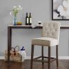 Best Best Reviews Of Madison Park Misha Tan Tufted Counter Stool