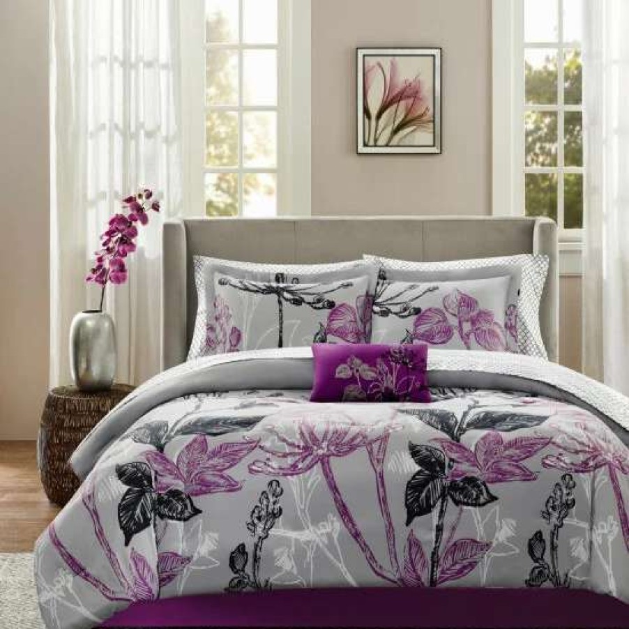 Online Best Pirce Madison Park Essentials Nicolette Comforter Set With Cotton Bed Sheets