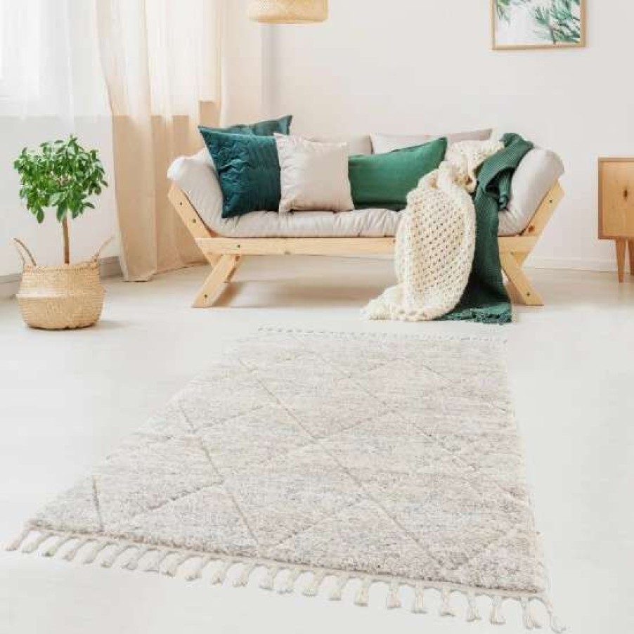 Best Best Pirce Madison Park Cream Talas Trellis Area Rug In Cream