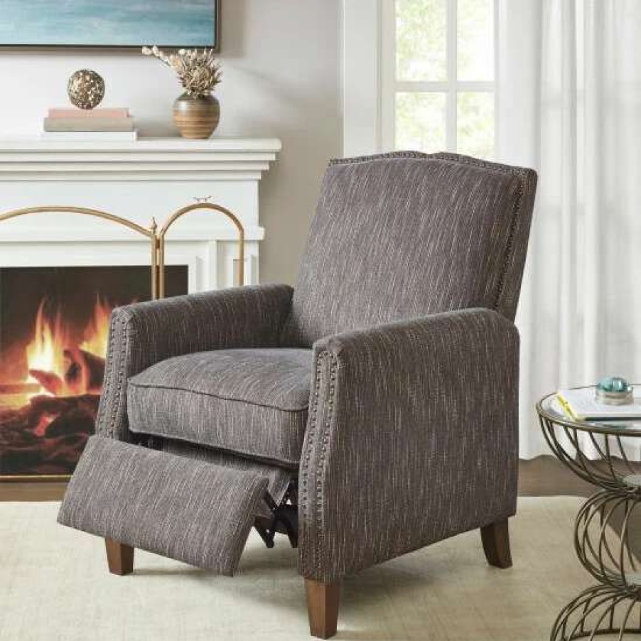 Best Wholesale Madison Park Blacow Brown Push Back Recliner