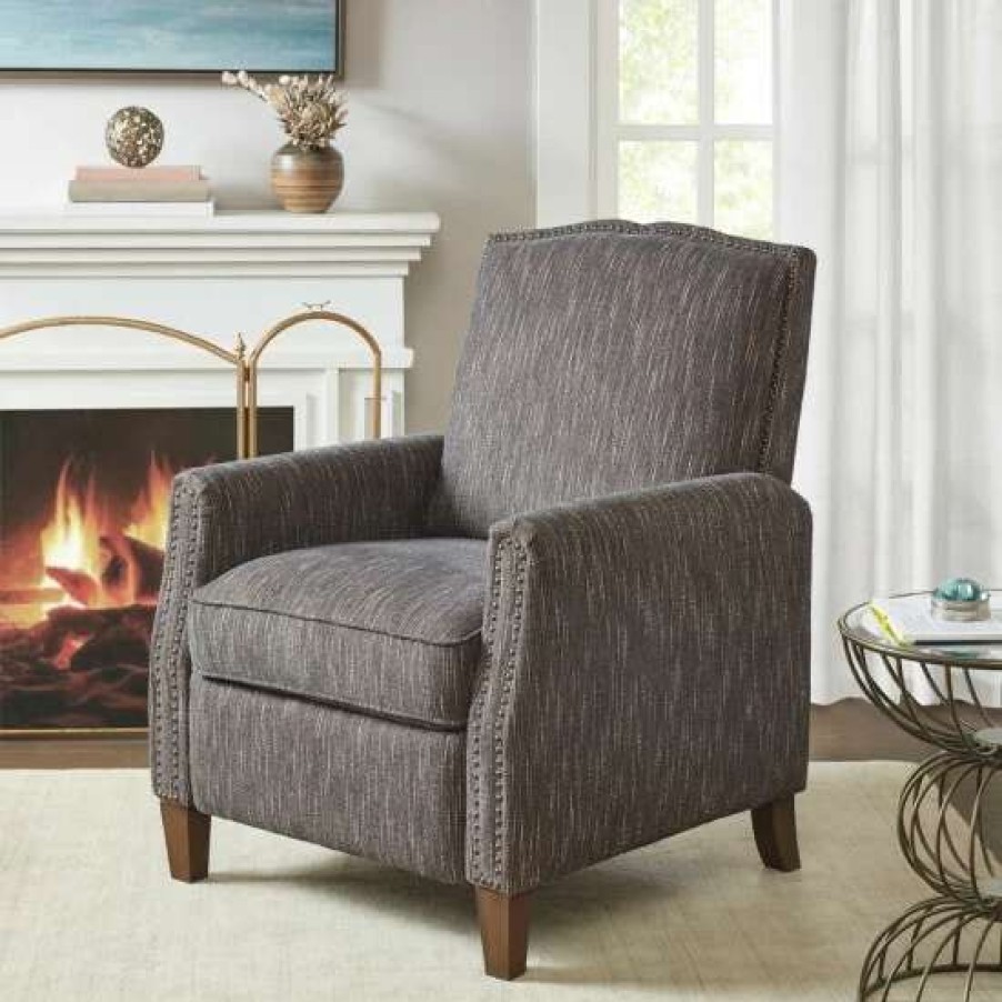 Best Wholesale Madison Park Blacow Brown Push Back Recliner