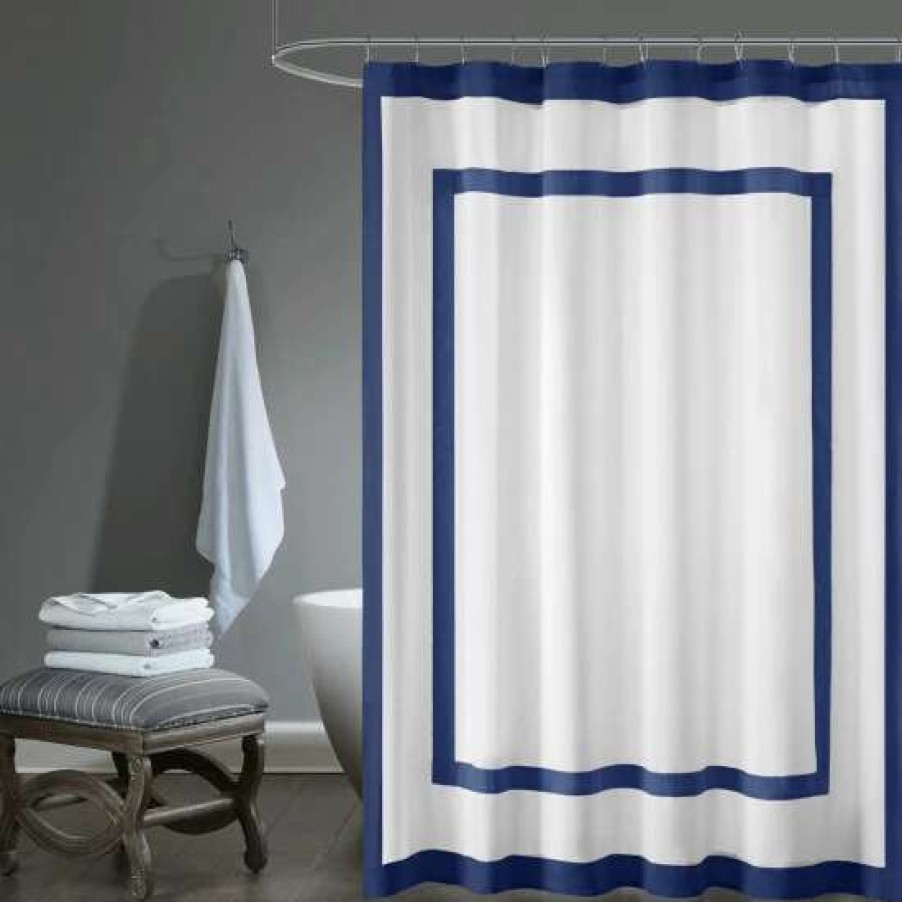 Online Best Pirce Madison Park Reed Cotton Shower Curtain