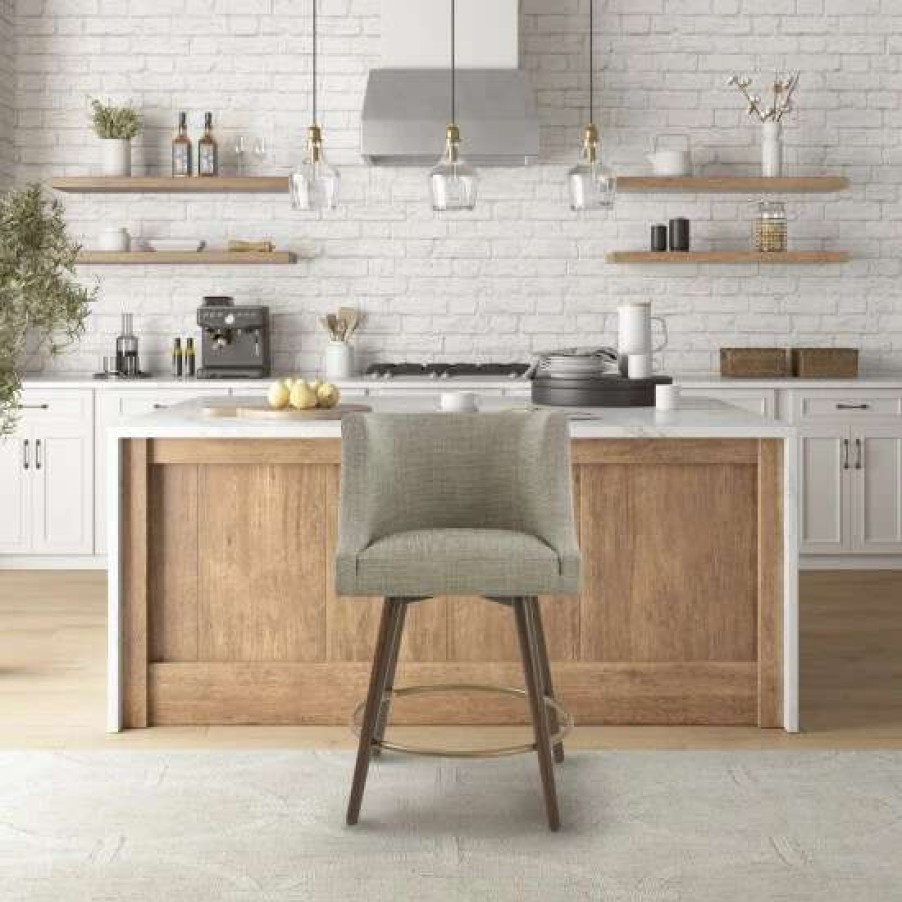 Online Brand New Madison Park Quarry Swivel Counter Stool