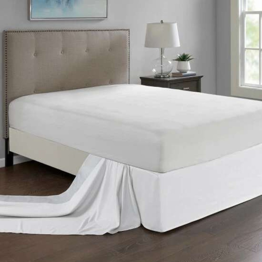 Hot Deals Madison Park Simple Fit Wrap Around Adjustable 26-Inch Drop Bedskirt