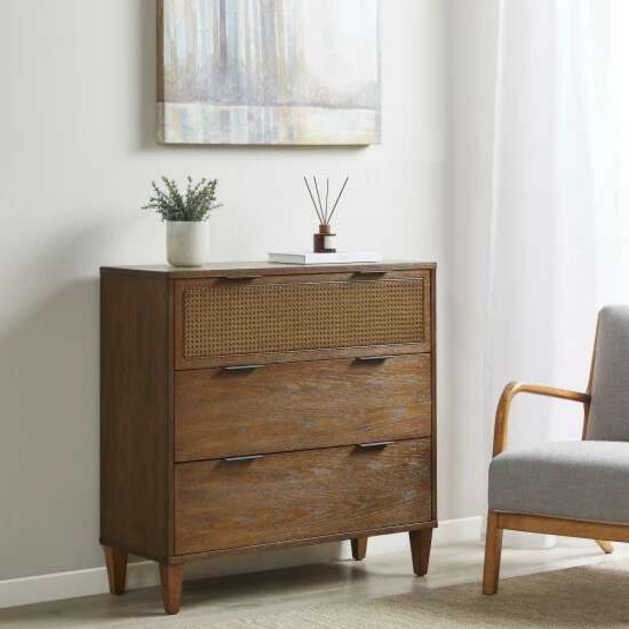 Wholesale Deals Madison Park Allen Natural 3-Drawer Accent Chest