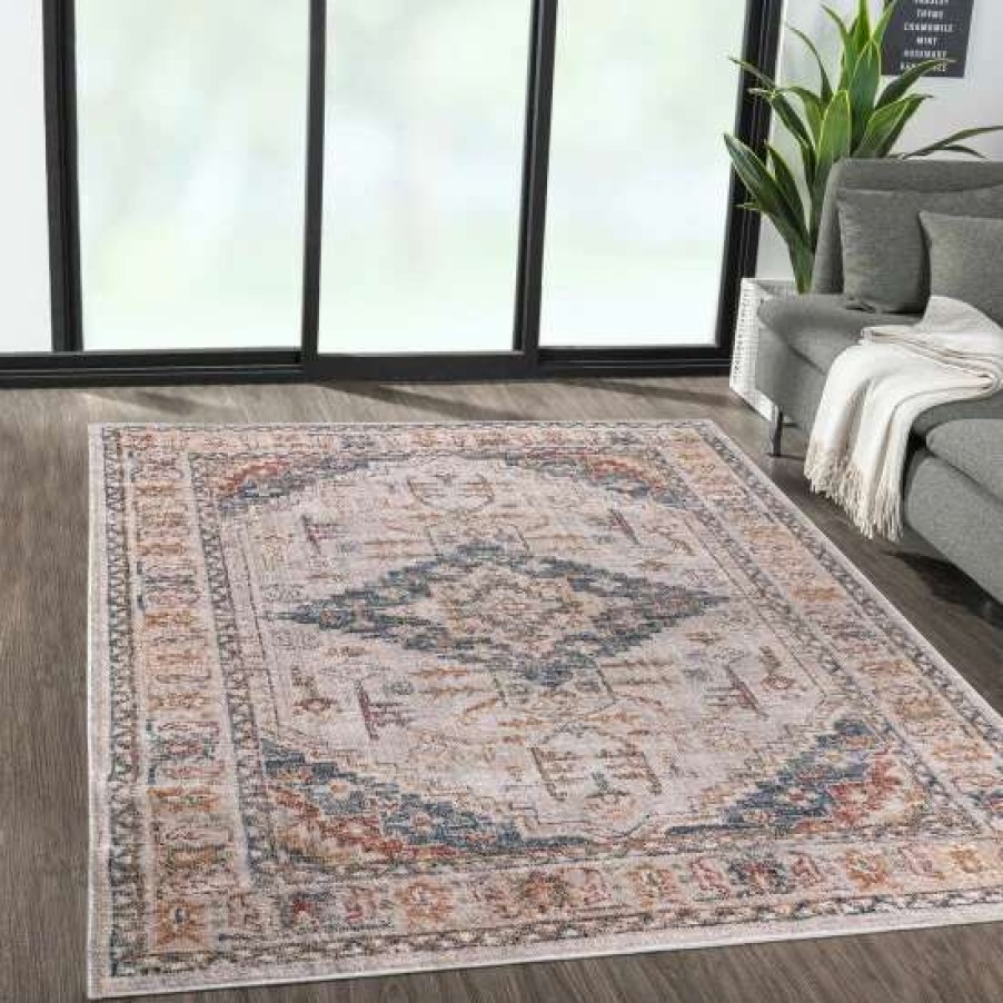 Online Brand New Madison Park Audrey Vintage Medallion Woven Area Rug