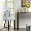 New Outlet Madison Park Mervin Light Blue 40-Inch Counter Stool 18.125 W X 21.25 D X 40.125 H