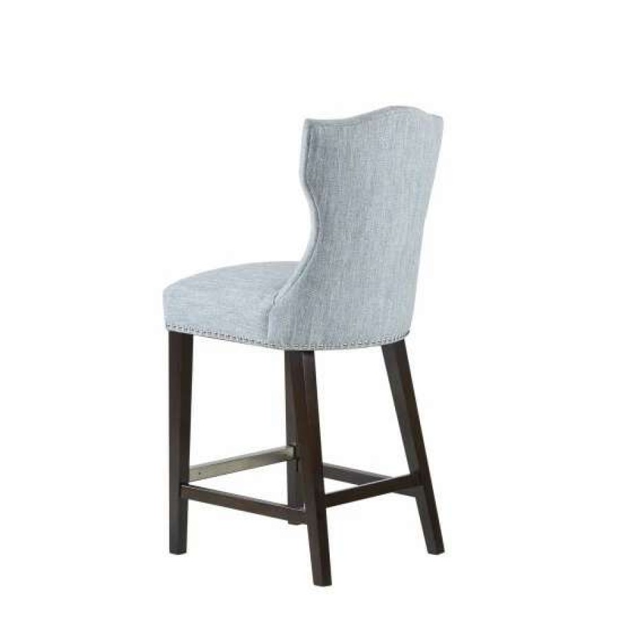 New Outlet Madison Park Mervin Light Blue 40-Inch Counter Stool 18.125 W X 21.25 D X 40.125 H