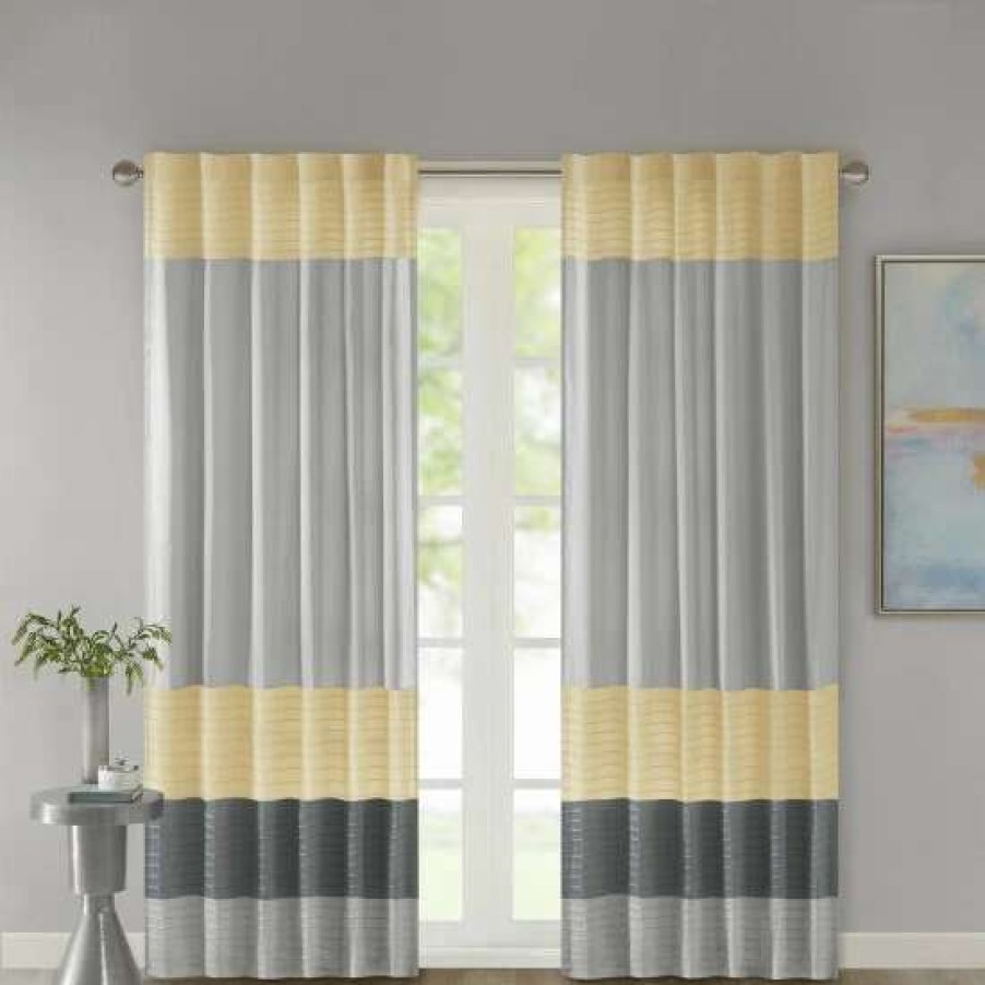 Online Buy Madison Park Infinity Polyoni Pintuck Single Window Curtain Panel