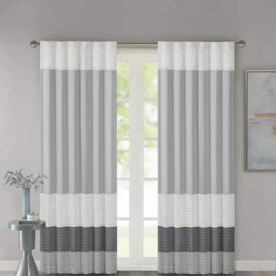 Online Buy Madison Park Infinity Polyoni Pintuck Single Window Curtain Panel