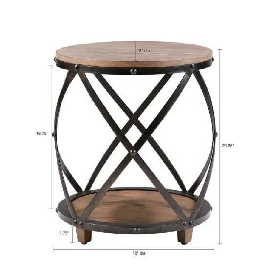 Online Top 10 Madison Park Kagen Antique Bronze Bent Metal Accent Table