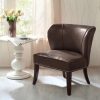 Best Hot Sale Madison Park Sheldon Brown Concave Back Armless Chair