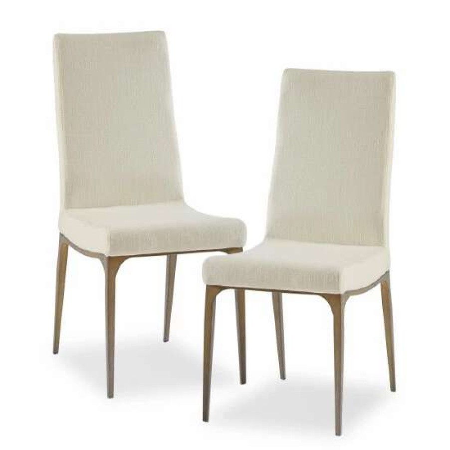 Best Brand New Madison Park Callaway Cream Dining Side Chairs (Set Of 2) 17.5 W X 23.5 D X 38 H