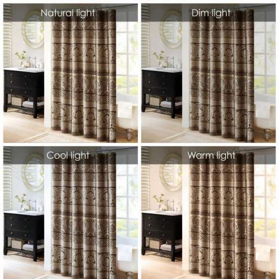 Clearance Discount Madison Park Venetian Jacquard Shower Curtain