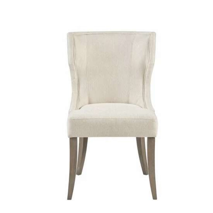 Online Hot Sale Madison Park Fillmore Upholstered Dining Chair Light Grey