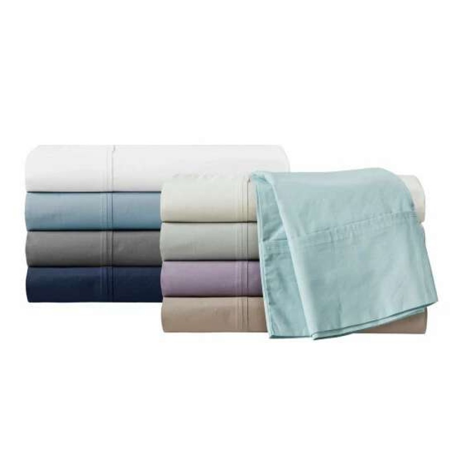 Online Deals Madison Park Peached Percale Cotton Peached Percale Sheet Set