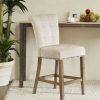 Best Best Deal Madison Park Weldon Cream Counter Stool 21 W X 25.5 D X 39.75 H-